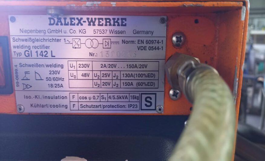 Schweißgerät DALEX Typ GI 142 L