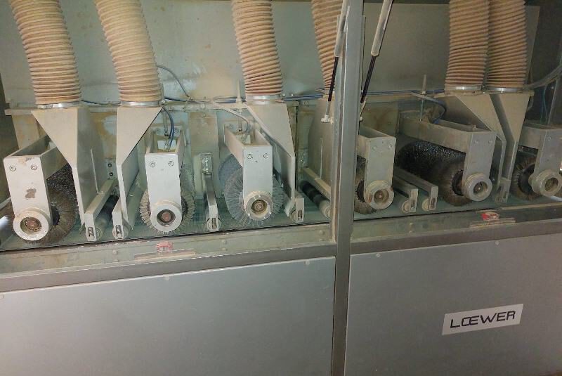 Strukturbürstenmaschine Löwer Typ HBSM-400-6