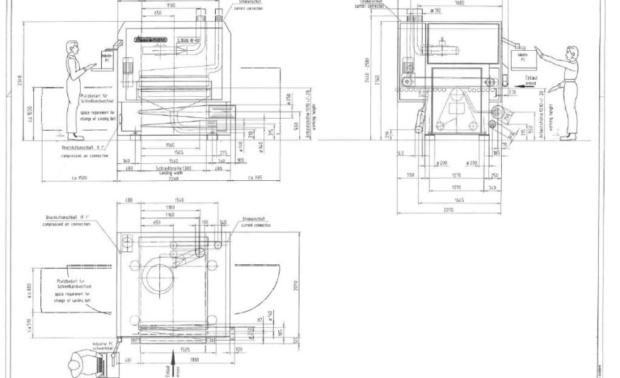 Schleifmaschine (Unterschleifer) Heesemann Typ LSM 8 – U
