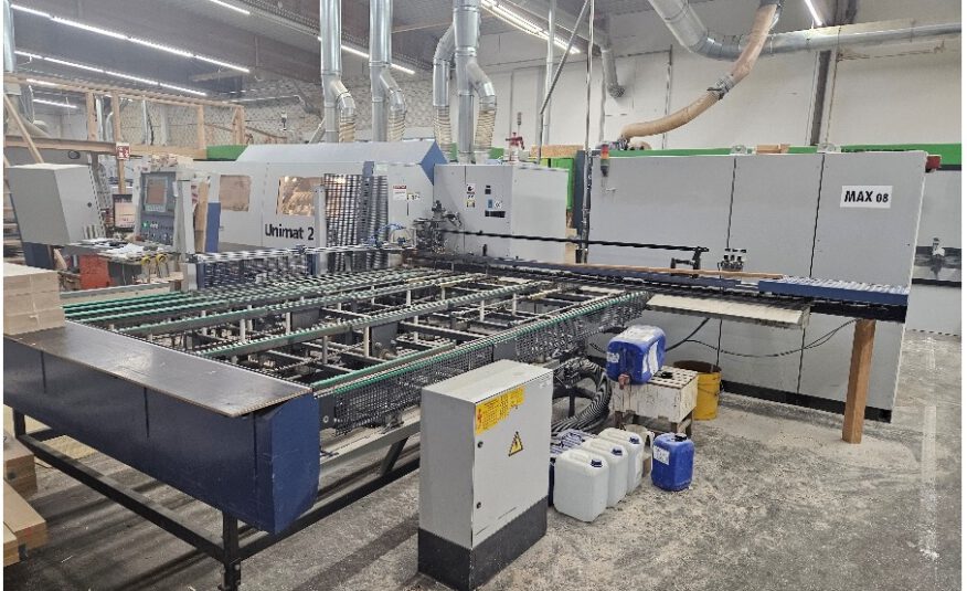 Maschinenanlage für die Fenster- und Türenproduktion Weinig, Biesse
