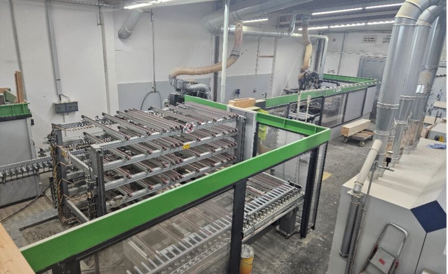 Maschinenanlage für die Fenster- und Türenproduktion Weinig, Biesse