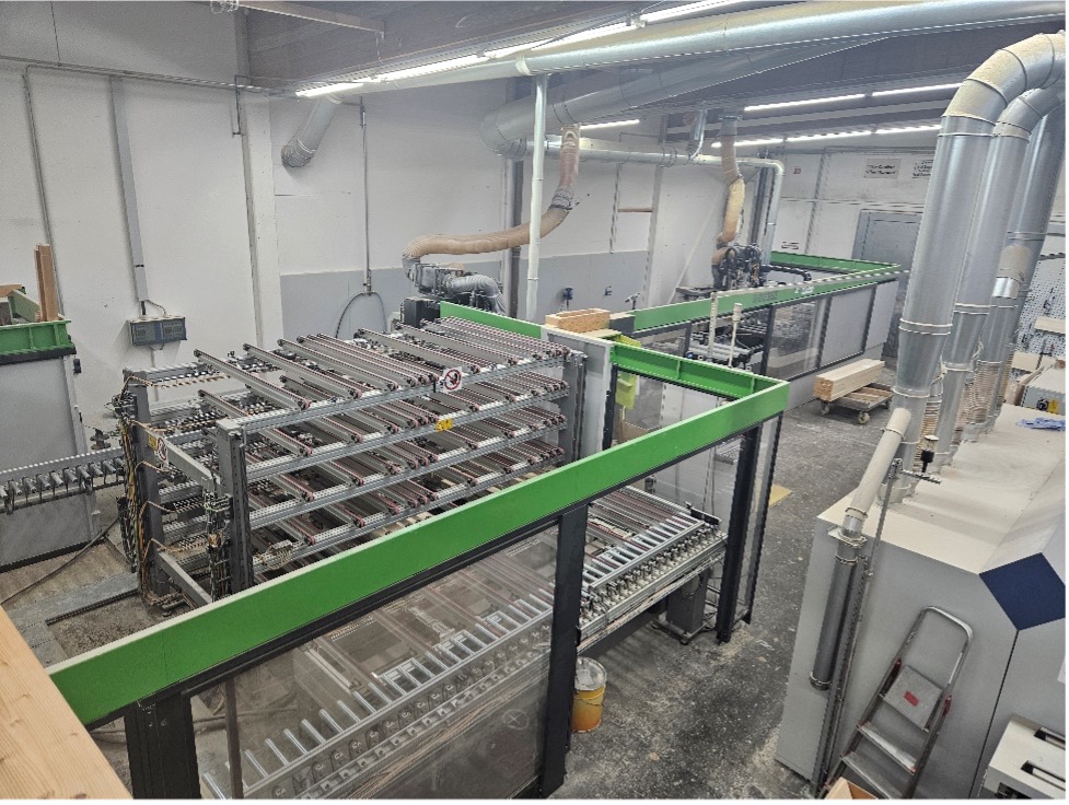 Maschinenanlage für die Fenster- und Türenproduktion Weinig, Biesse