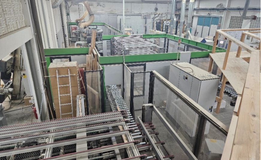 Maschinenanlage für die Fenster- und Türenproduktion Weinig, Biesse