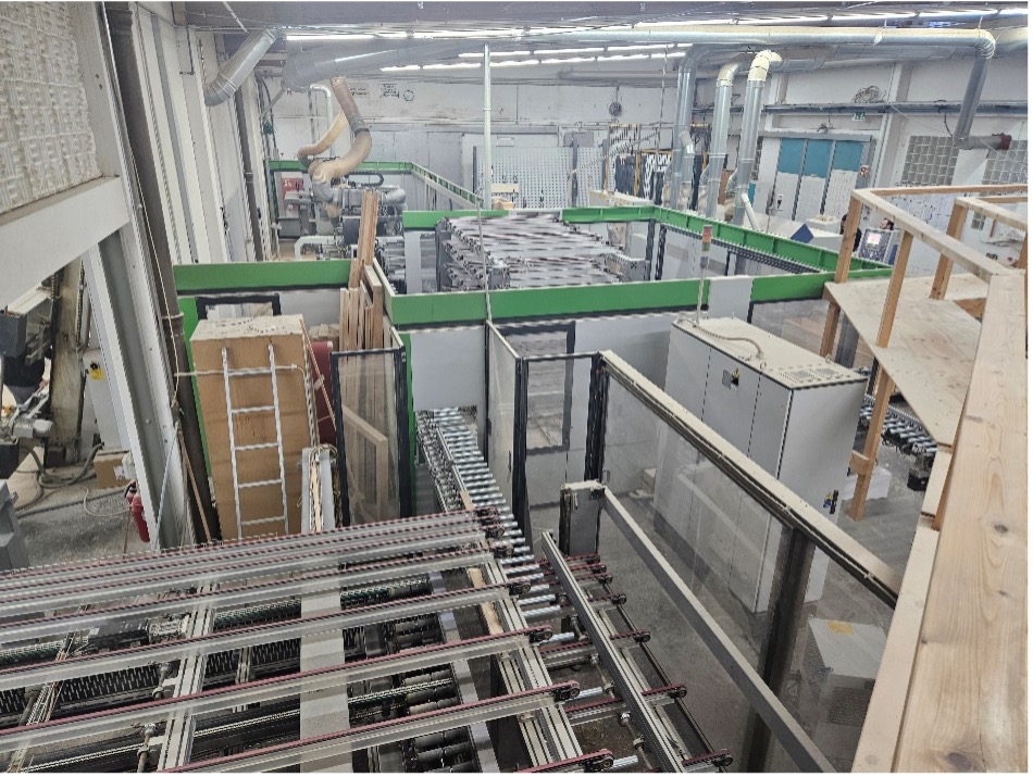 Maschinenanlage für die Fenster- und Türenproduktion Weinig, Biesse