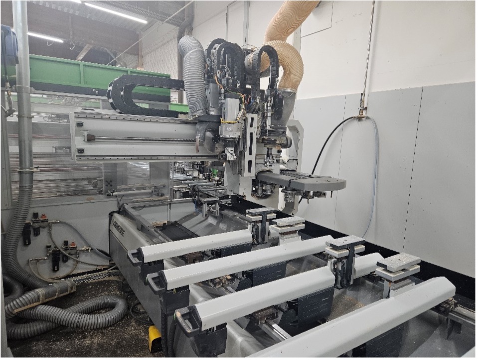 Maschinenanlage für die Fenster- und Türenproduktion Weinig, Biesse