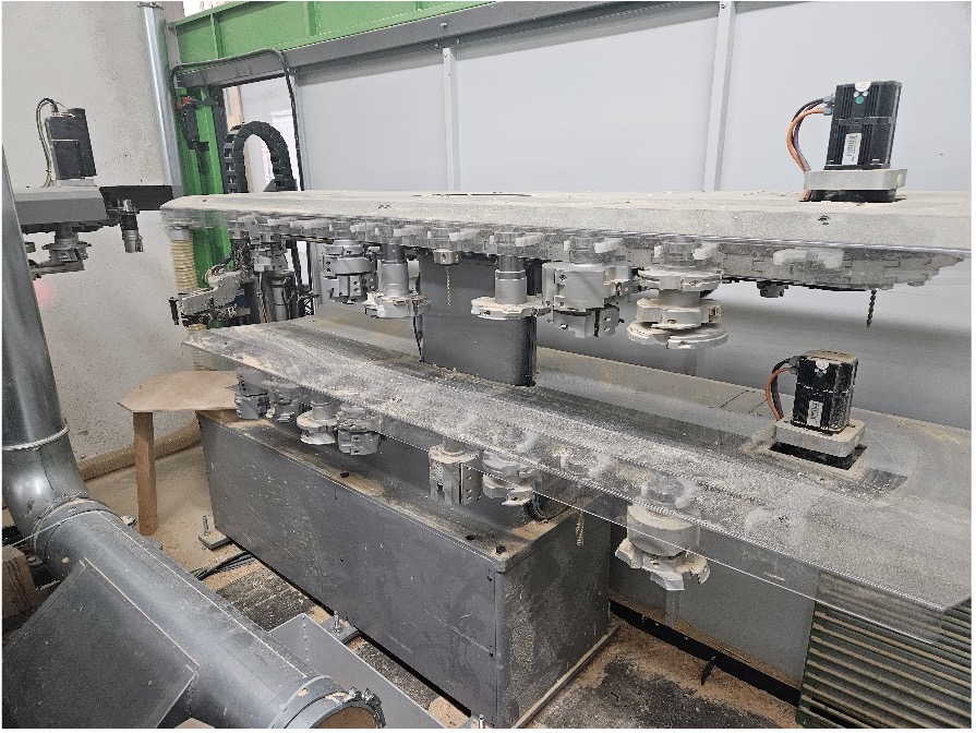 Maschinenanlage für die Fenster- und Türenproduktion Weinig, Biesse