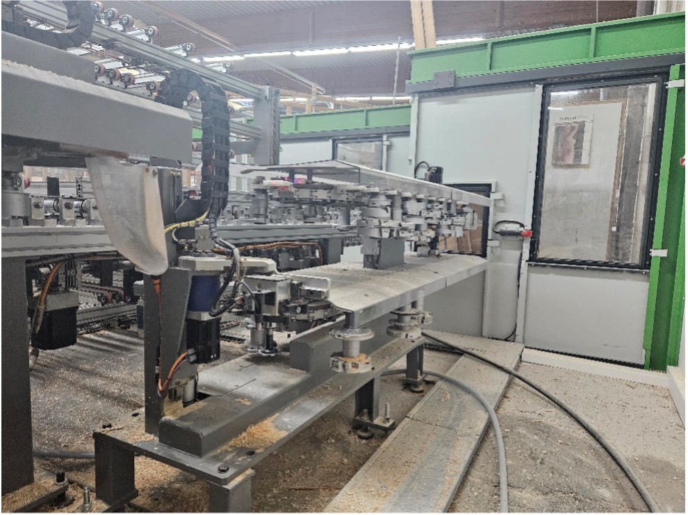 Maschinenanlage für die Fenster- und Türenproduktion Weinig, Biesse