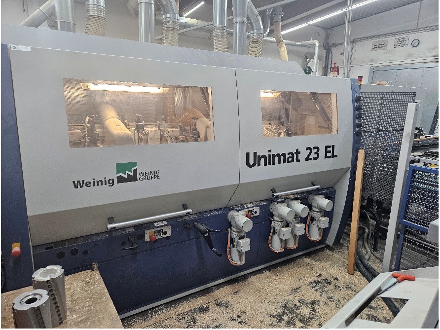 Maschinenanlage für die Fenster- und Türenproduktion Weinig, Biesse