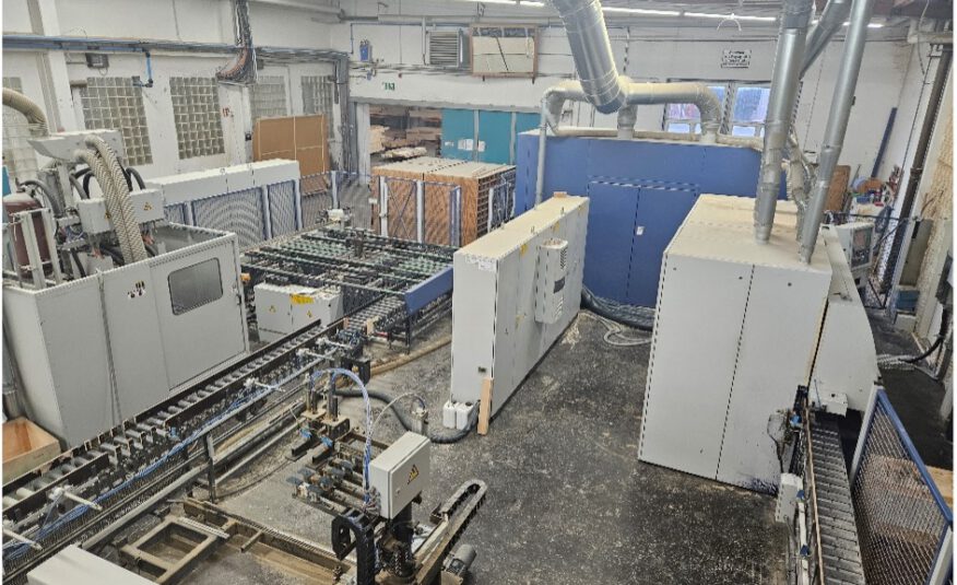 Maschinenanlage für die Fenster- und Türenproduktion Weinig, Biesse