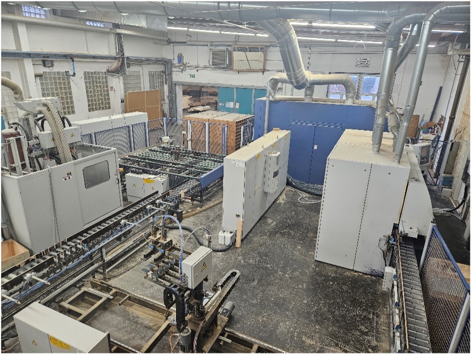 Maschinenanlage für die Fenster- und Türenproduktion Weinig, Biesse