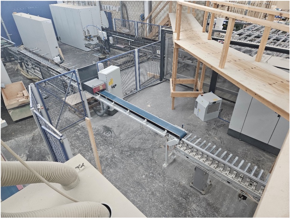 Maschinenanlage für die Fenster- und Türenproduktion Weinig, Biesse