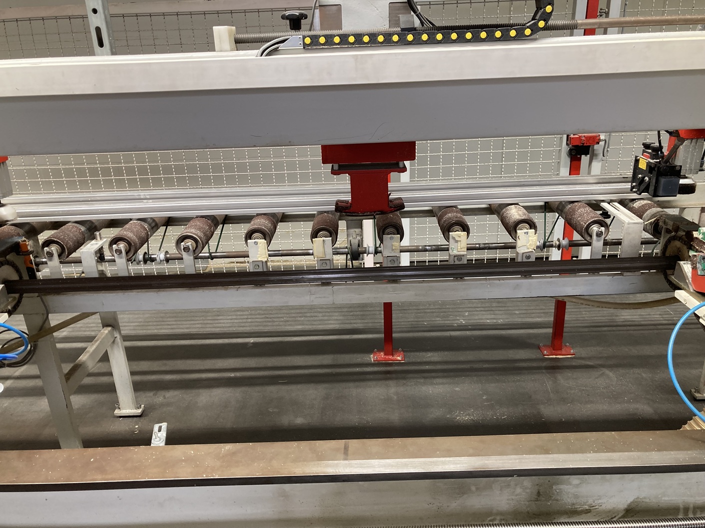 Bohr- und Sägemaschine für Seitengitter Franke Typ SG