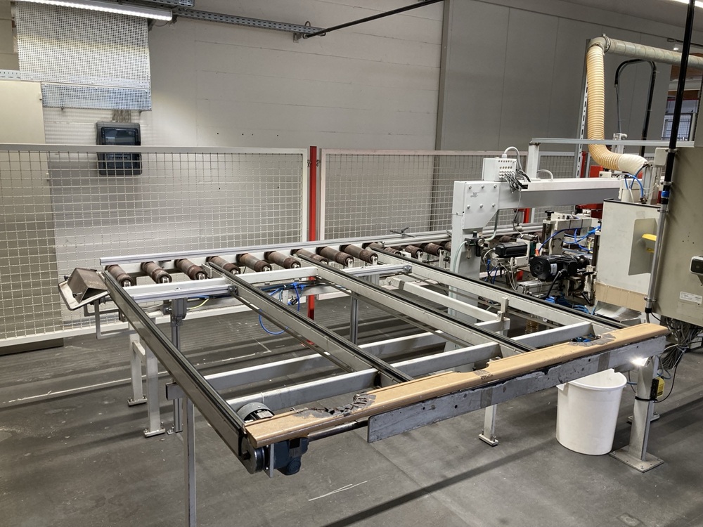 Bohr- und Sägemaschine für Seitengitter Franke Typ SG