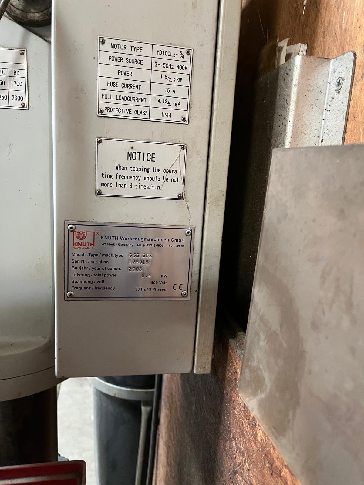 Ständerbohrmaschine Knuth Typ SSB 35X